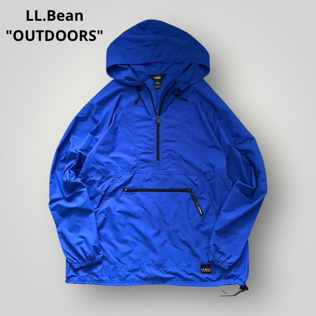 希少極美品！90s エルエルビーン OUTDOORS ナイロンアノラックパーカー L.L.Bean - 90s エルエルビーン ナイロン アノラック パーカー