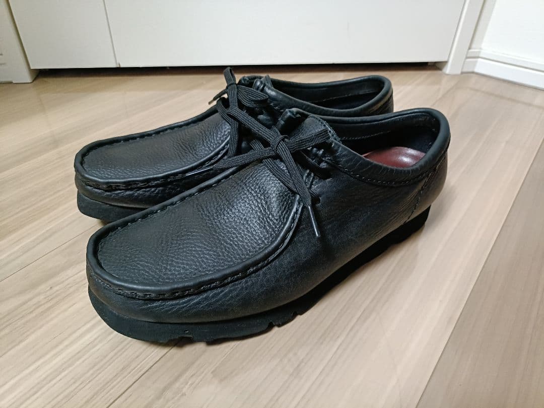 Clacks wallabee GTX ゴアテックス ブラック レザー 27cm WallabeeGTX / メンズ ワラビーゴアテックス （ブラック / ブラック