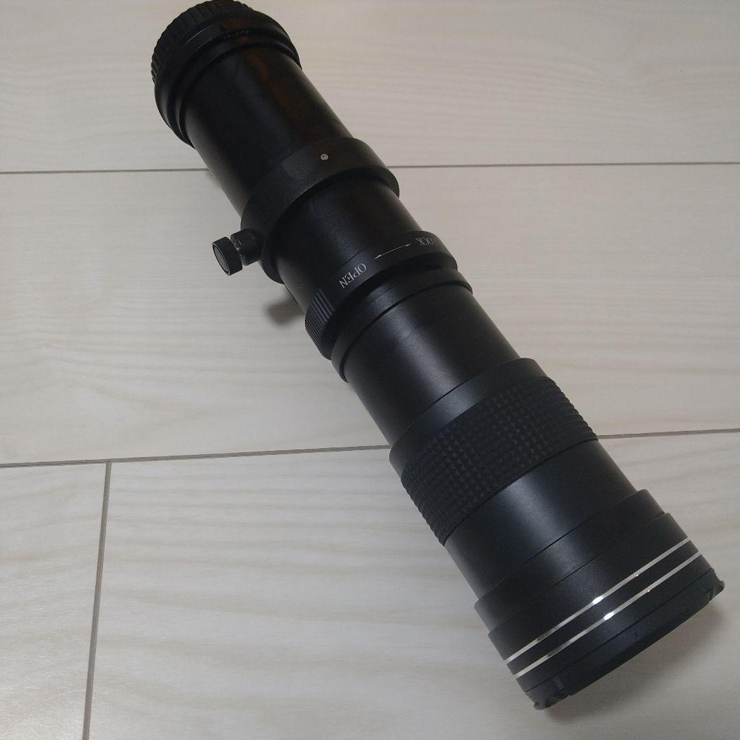 ズームレンズ フォーカスリング付き 黒 400〜800 キャノン用