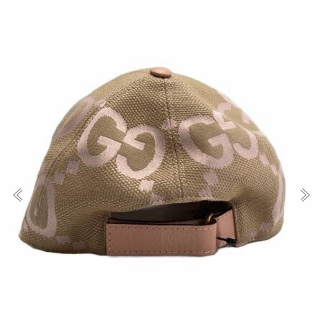GUCCI キャップ ピンク ベージュジャンボGG柄 - メルカリ