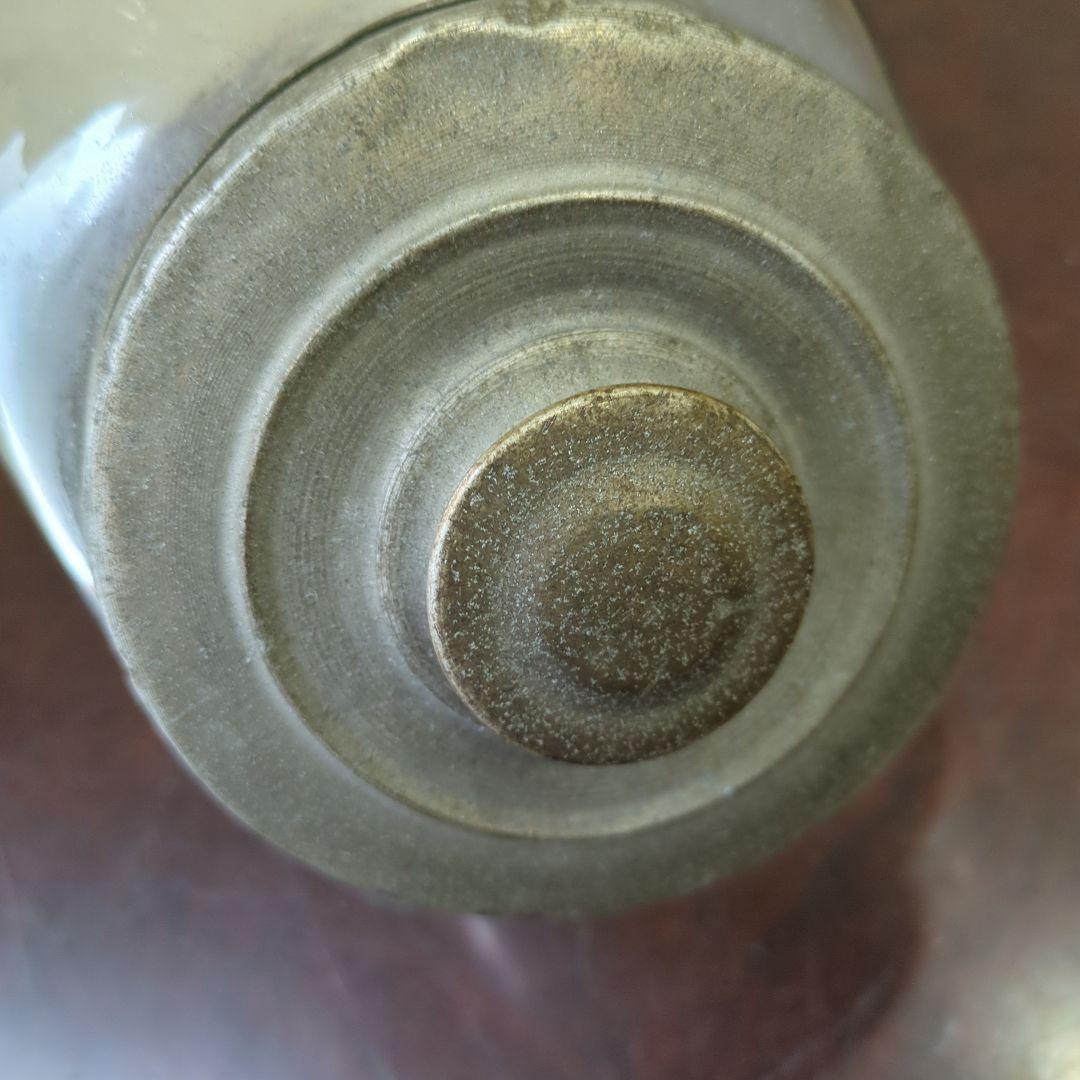 タマちゃん様専用 骨董 猫瓶 ガラス製 丸型 容器 蓋付き 駄菓子屋