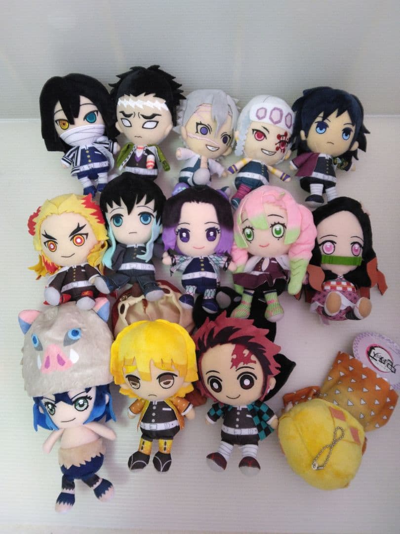 鬼滅の刃 ぬいぐるみ 14体セット まとめ売り　柱 楽天市場】ぬいぐるみ ｢鬼滅の刃 Chibiぬいぐるみ 柱ver.｣ (電報なし