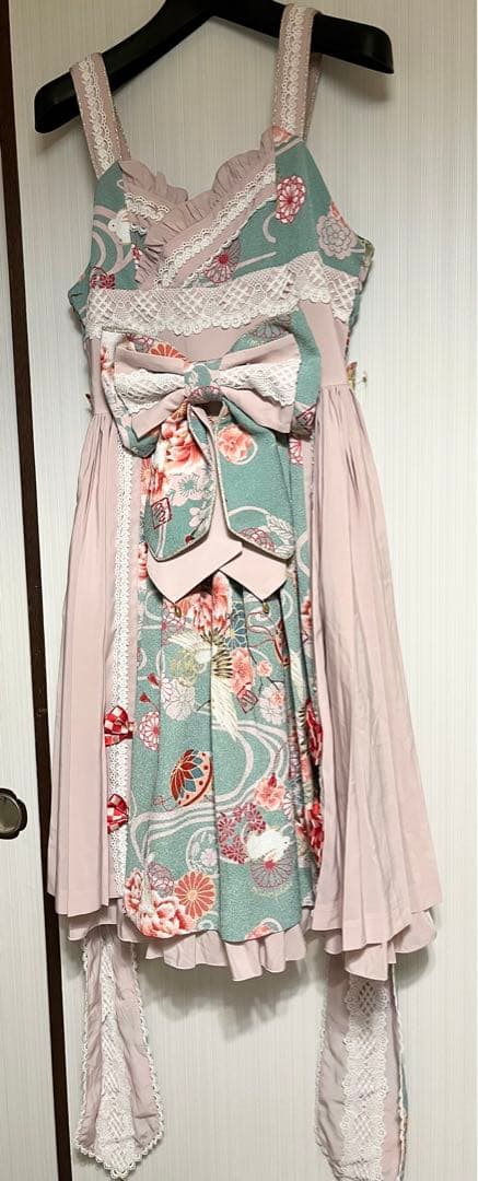 ゆ*す様 花鳥風月〜乙女のはなごろも〜プリーツジャンパースカート