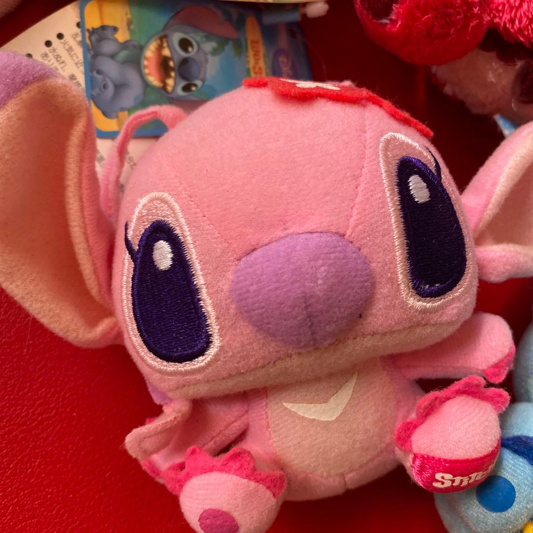 タグ付スティッチぬいぐるみキーホルダーセット - メルカリ