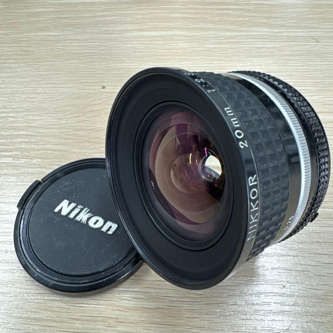 レンズ(単焦点) Nikon NIkkor Ai-S 20mm f2.8 カメラレンズ AI Nikkor 20mm f/2.8S NIKKOR（ニッコール） ブラック
