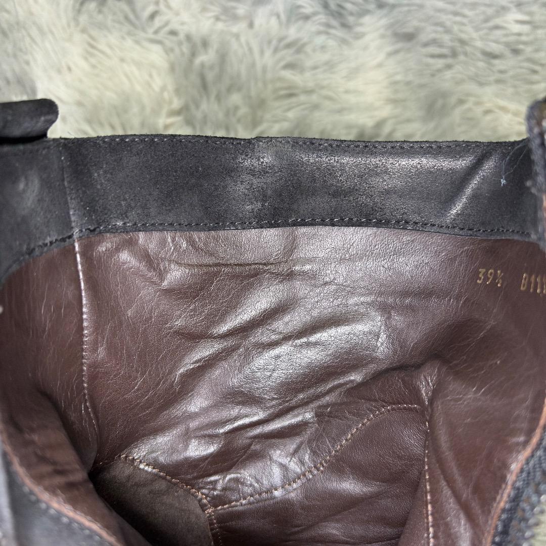 良品✨BUTTERO EU39.5(25.5cm) サイドジップブーツ 黒