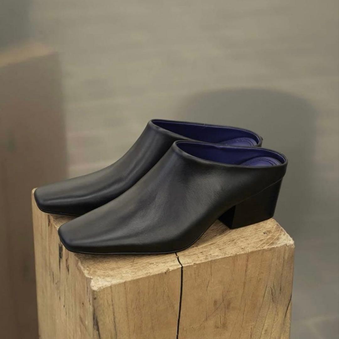 靴 TODAYFUL Squaretoe Leather Sabot TODAYFUL(トゥデイフル) / Life's online store（ライフズ