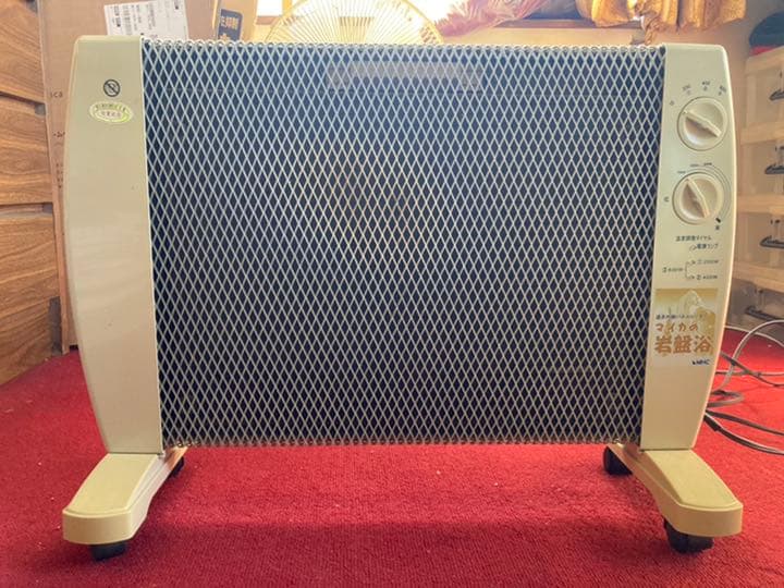中古美品 マイカの岩盤浴 M600 遠赤外線パネルヒーター 4.5帖 中古美