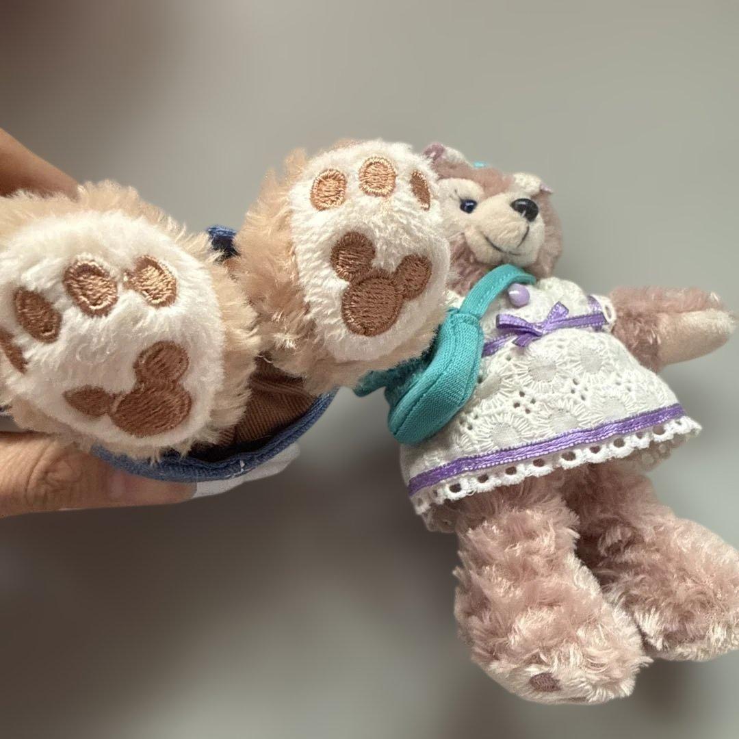 ダッフィー．シェリーメイぬいぐるみ2体セット チェーン付き - メルカリ