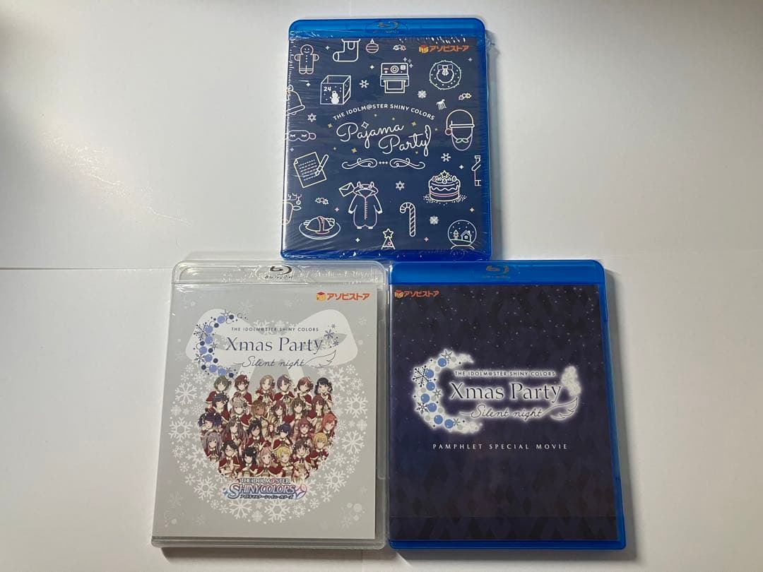 シャニマス クリスマスパーティー パジャマパーティー Blu-ray 3点セット シャニマス クリスマスパーティー パジャマパーティー Blu-ray 3点