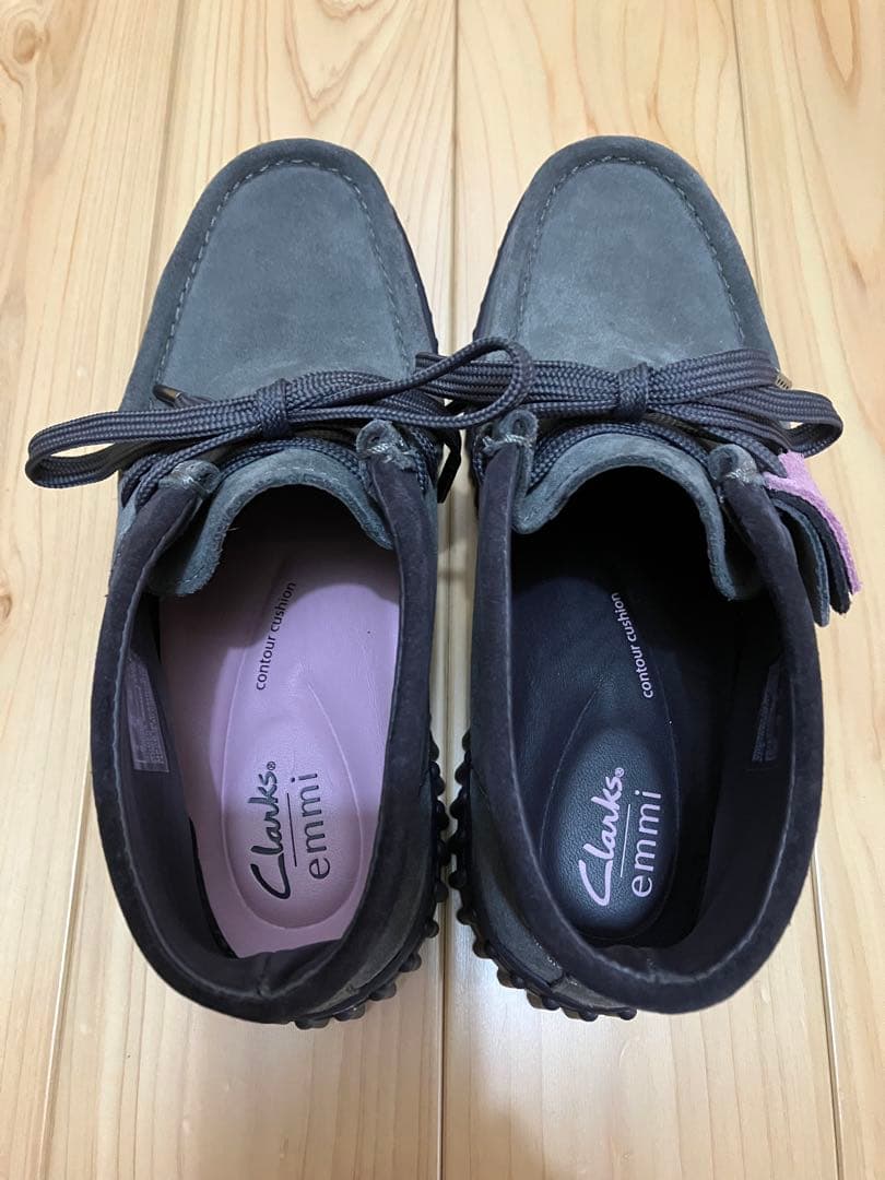 emmi×Clarks コラボTorhill Moss グレー 23.5cm