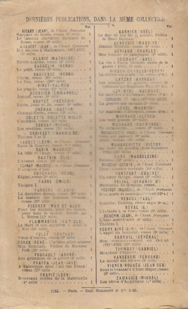 Mon commandement en Orient 洋書 1920年