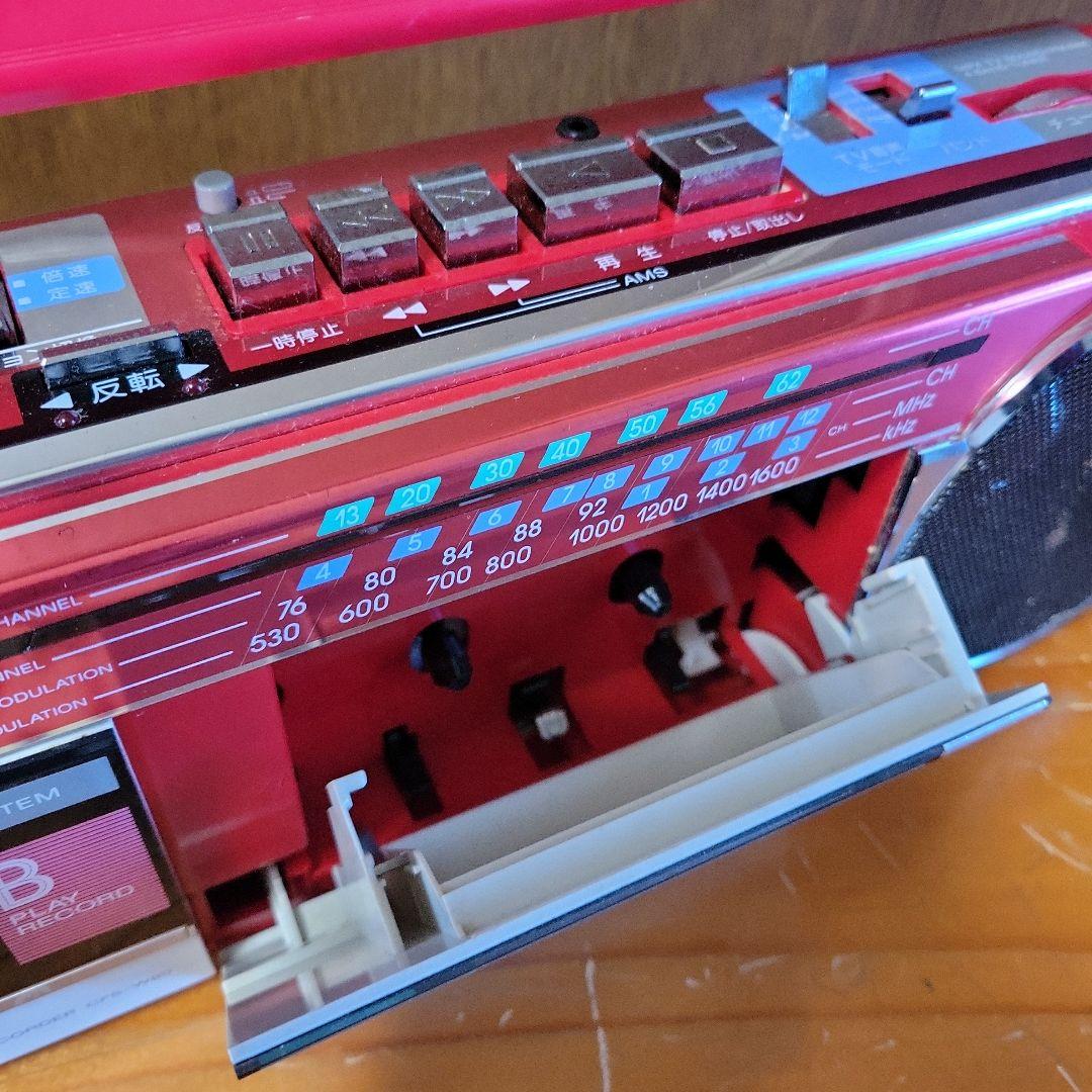 2台セット】SONY ダブルカセットラジカセ レッドSFS-W90 - メルカリ