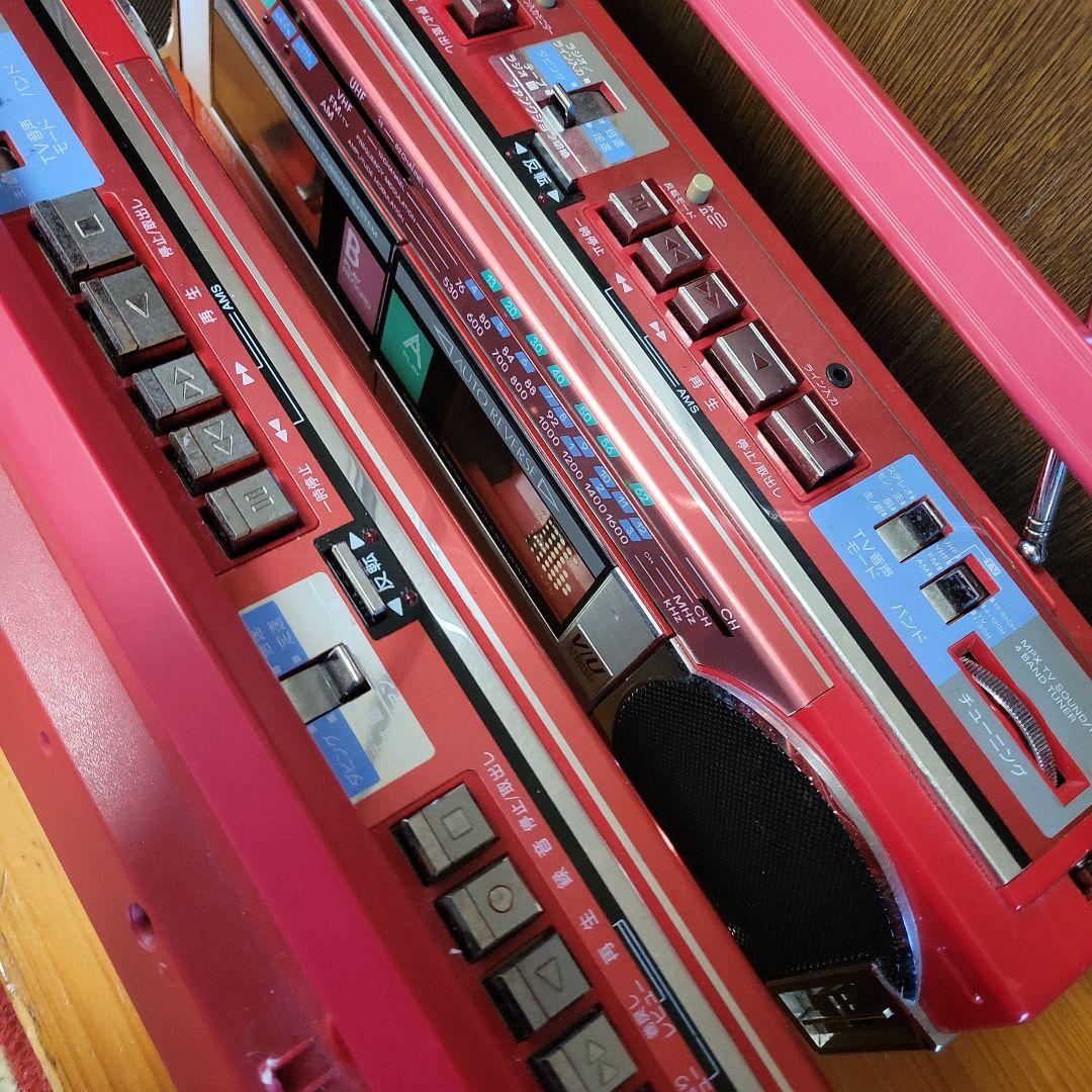 2台セット】SONY ダブルカセットラジカセ レッドSFS-W90 - メルカリ