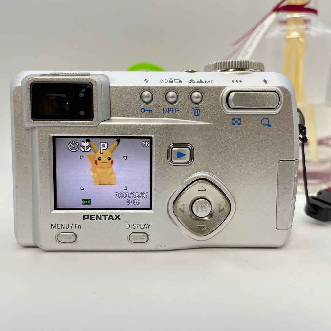 スマホ転送OK✨PENTAX Optio 555✨動作確認済 CCD デジカメ♪ - メルカリ