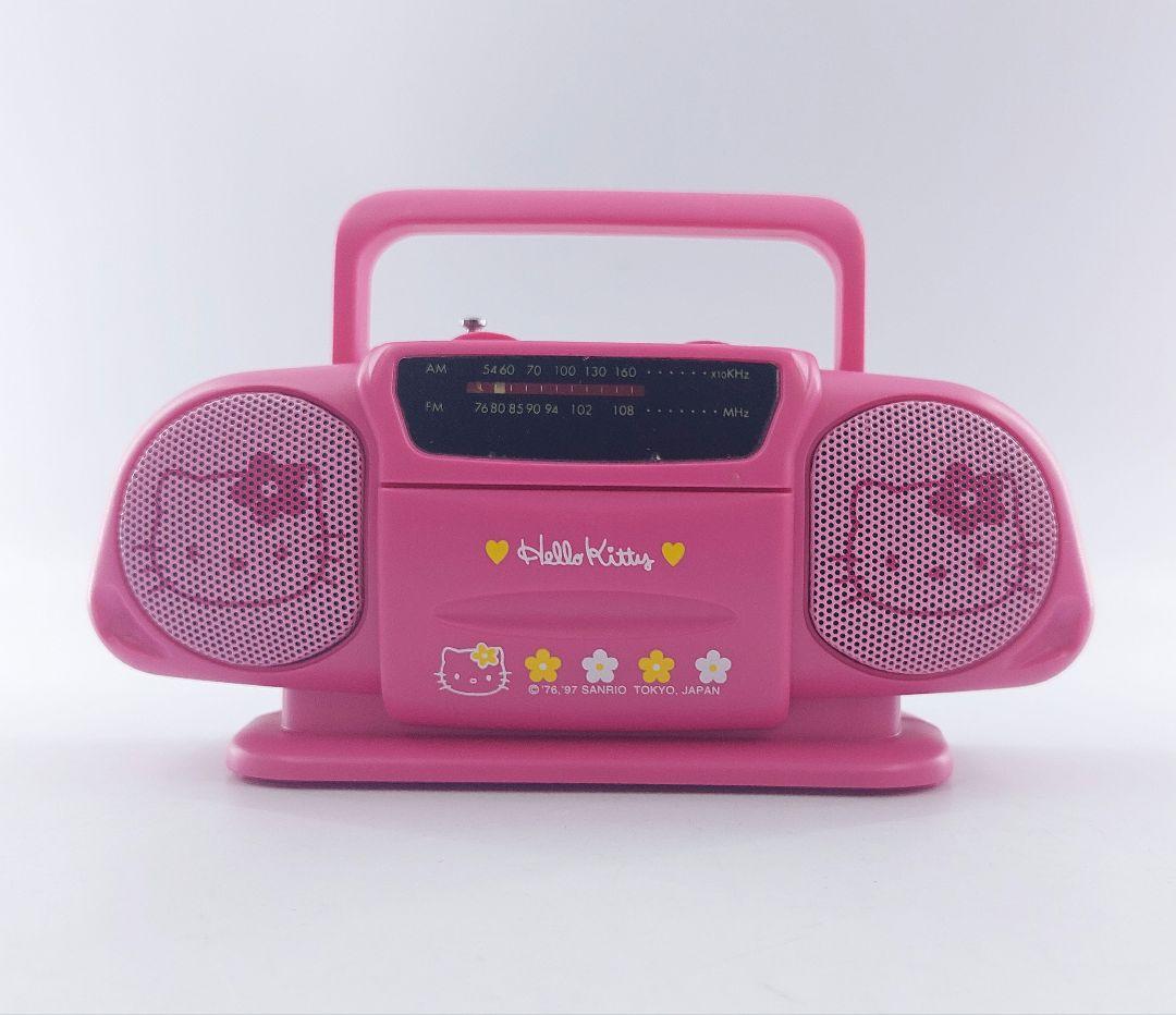 美品】サンリオ ハローキティ ミニ ラジオ AM/FM 箱・取説有の通販はau