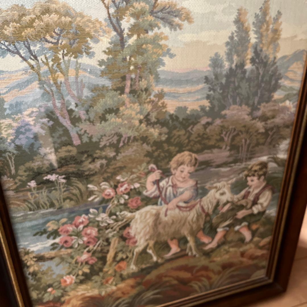 【更に値下げしました】ゴブラン画《Made in Italy》