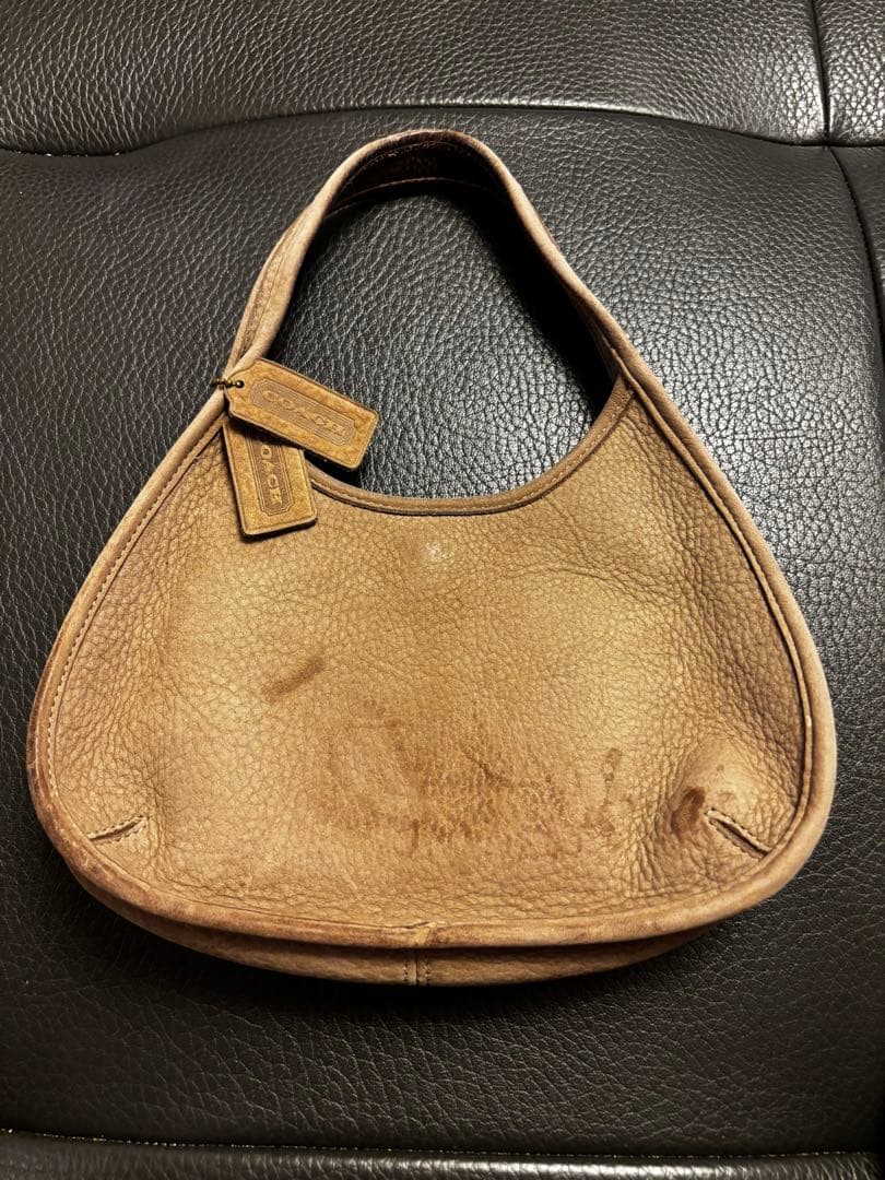 Vintage Coach Ergo ヌバック革 ベージュ