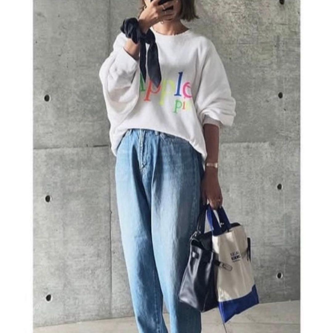 ♡希少♡限定♡SEA Apple pie カラフルスウェット ロンハー マン