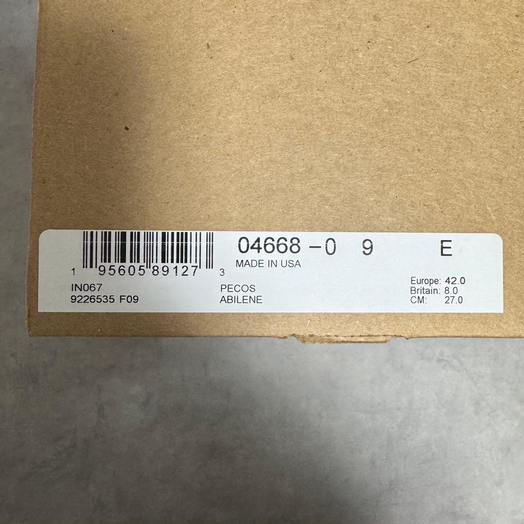 靴 HUMAN MADE x RED WING PECOS US9 \"BEIGE\"