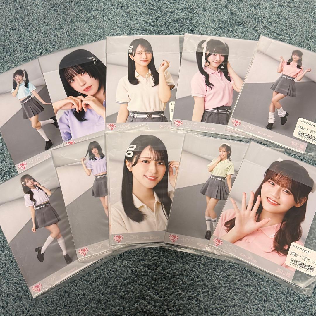 LOVE イコラブ 生写真 個別ポロシャツ 10パック 未開封 - メルカリ