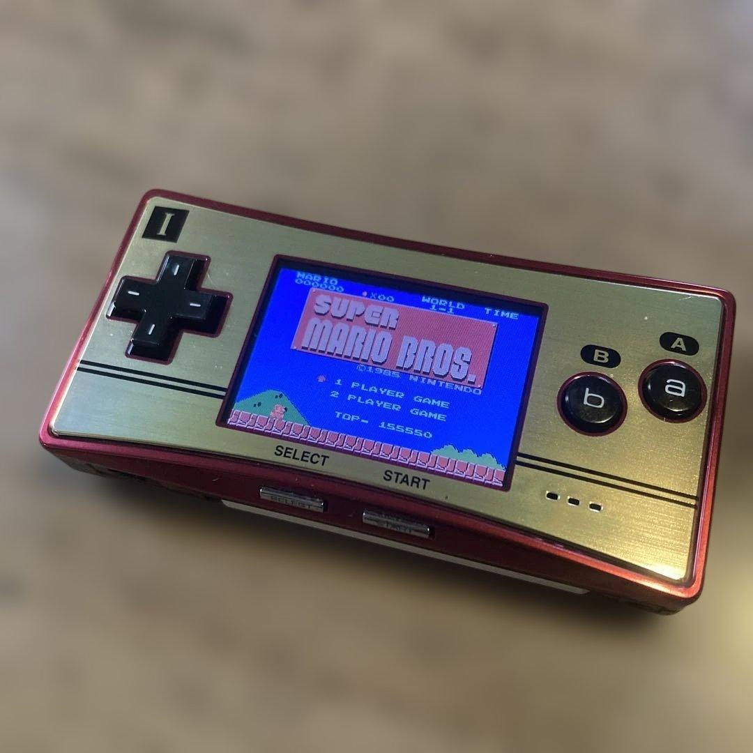 GAMEBOYmicroゲームボーイミクロ ファミコンカラー20周年記念モデル