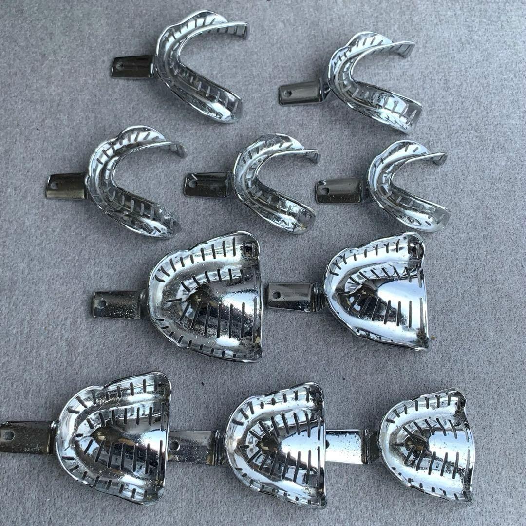 印象トレー　上下顎　10個　シュライネマーカー　無歯顎　歯科 シュライネマーカートレー無歯顎用 | 商品詳細_仕様 | 株式会社ヨシダ