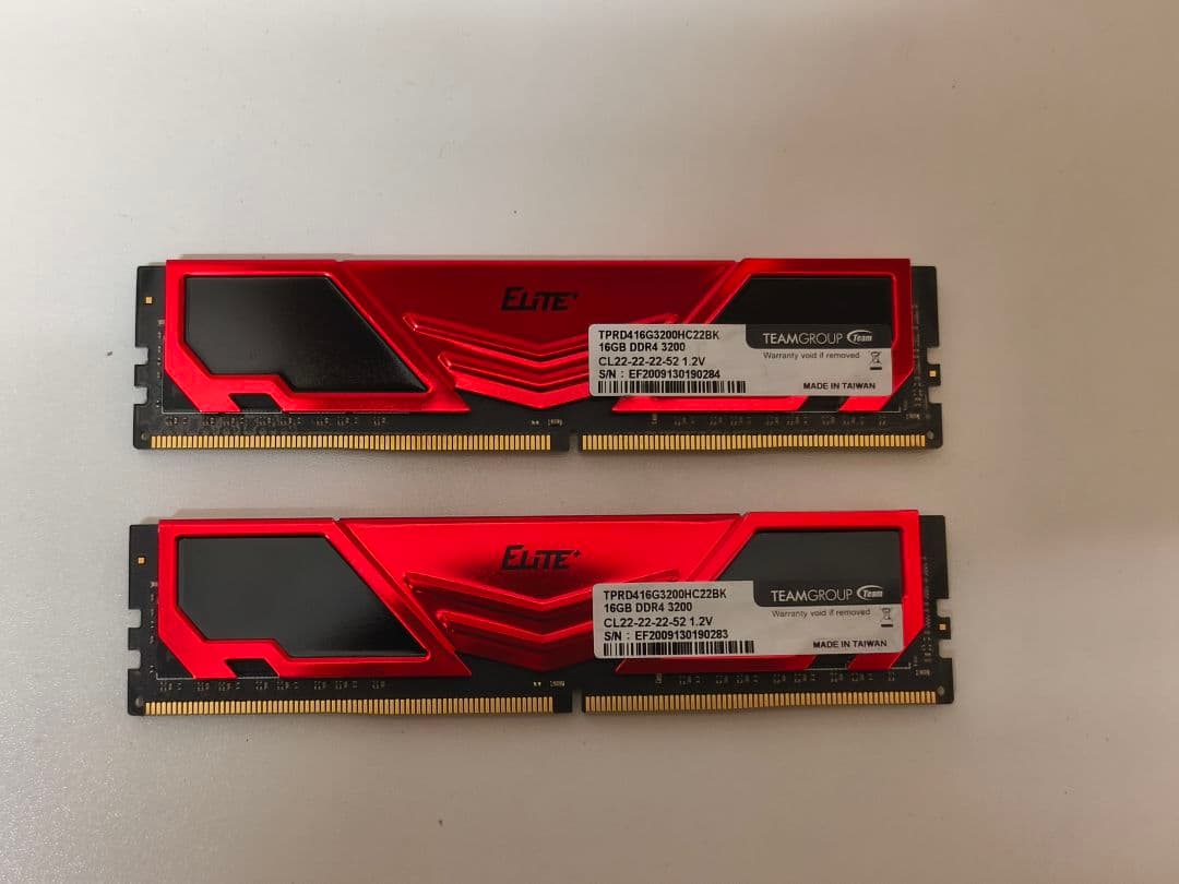メモリー TEAMGROUP Elite DDR4 16GB 3200MHz CL16 Team Group（チームグループ） TEAM ELITE DDR4 3200 16GB