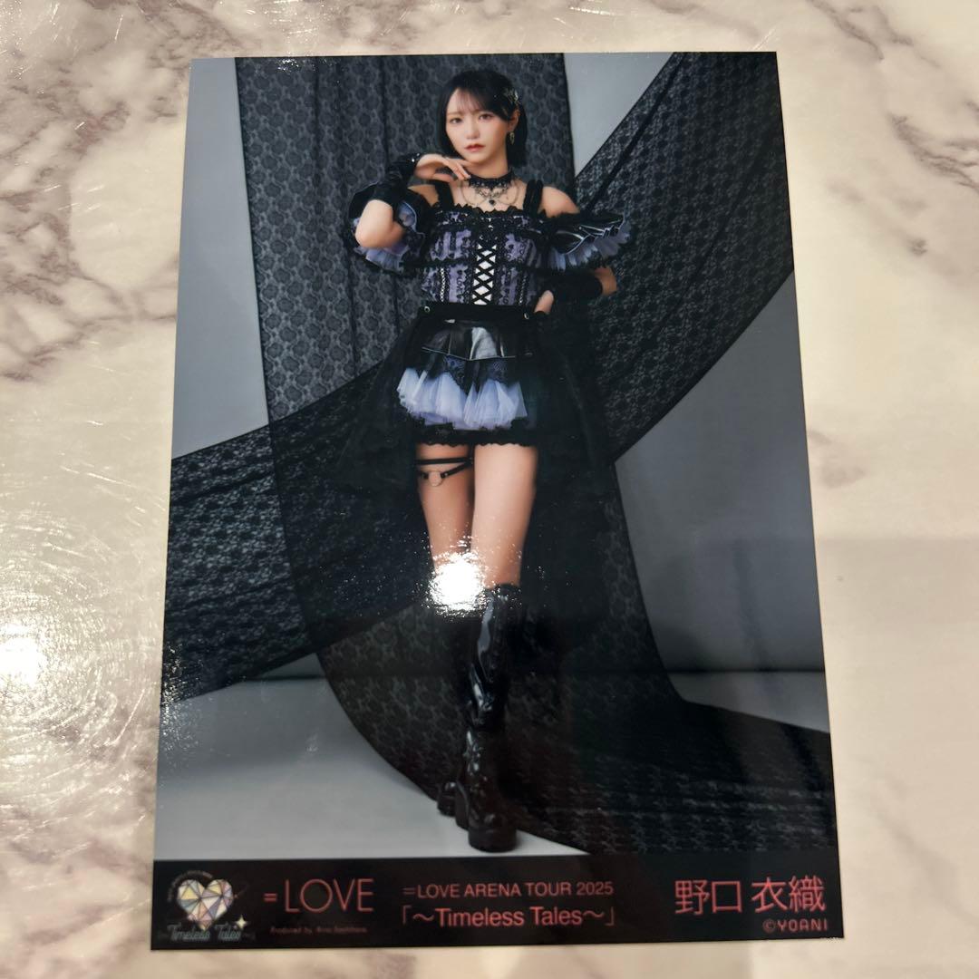 イコラブ 生写真 2025アリーナツアー 黒衣装 野口衣織 - メルカリ