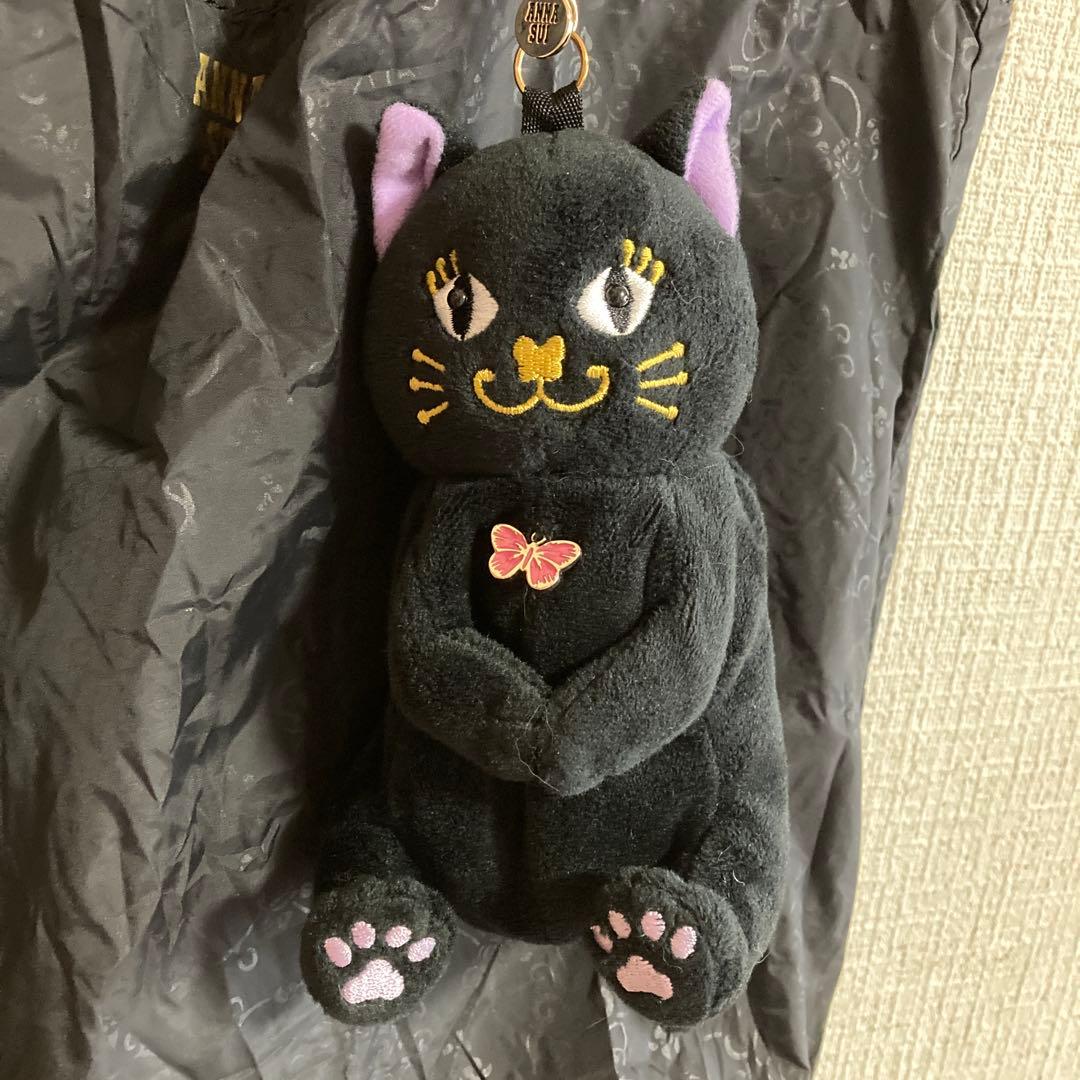 入手困難！ANNA SUI ぬいぐるみポーチ付きエコバッグ - メルカリ
