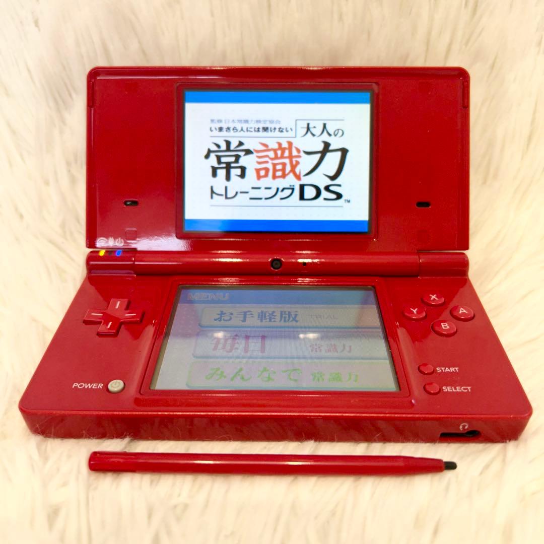 美品✨動作良好✨Nintendo DSi レッド 保護ケース タッチペン付属