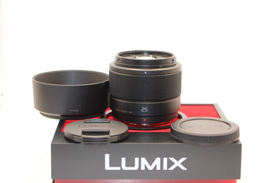 ☆美品☆ LUMIX 単焦点レンズ G 25mm H-H025 小型軽量 - メルカリ