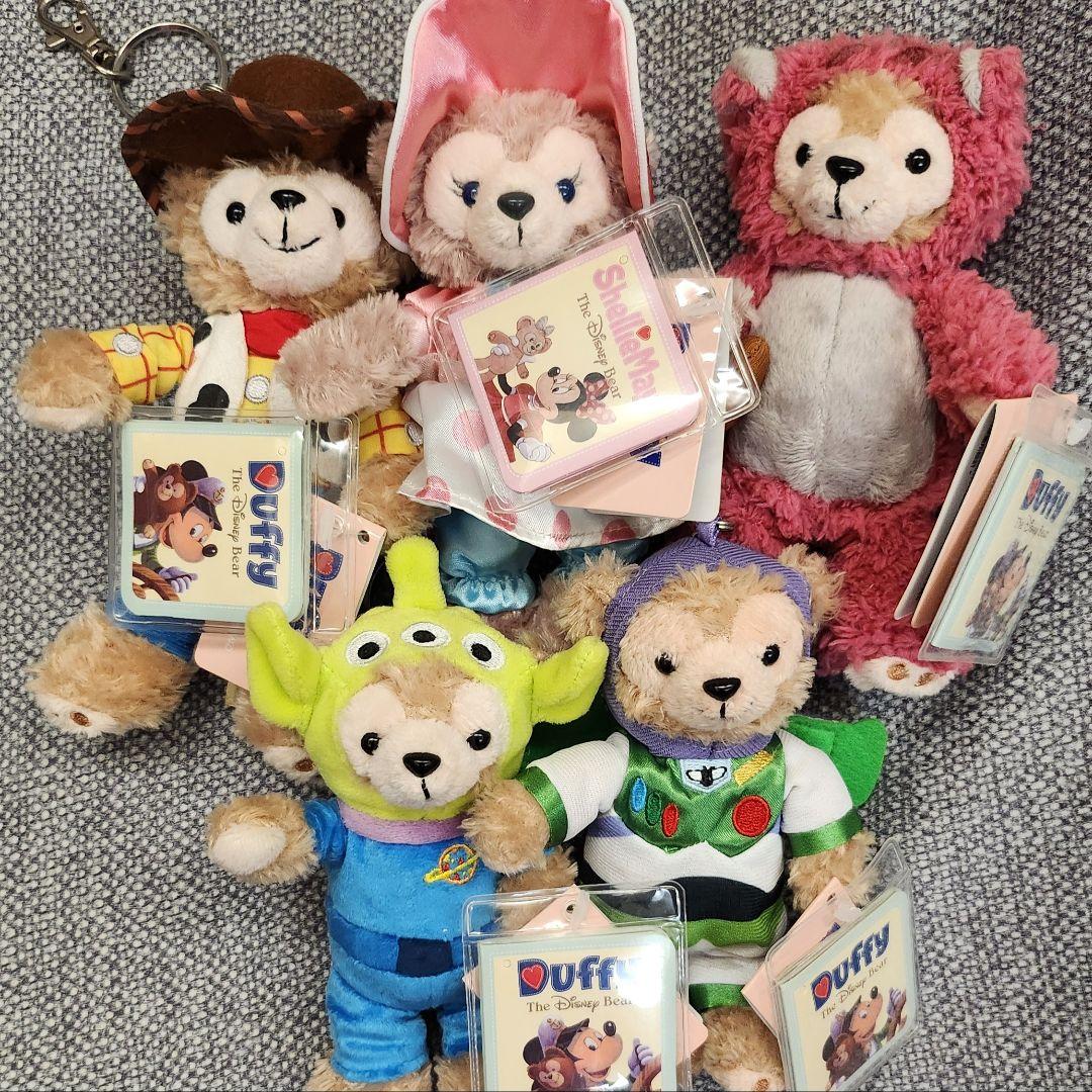 香港ディズニー ダッフィー×トイストーリー ぬいぐるみキーホルダー 5
