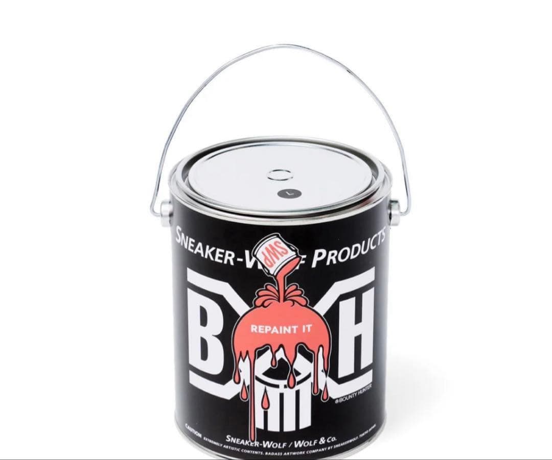 BOUNTY HUNTER/SNEAKERWOLF Tシャツ 同封グッズ 缶 - メルカリ