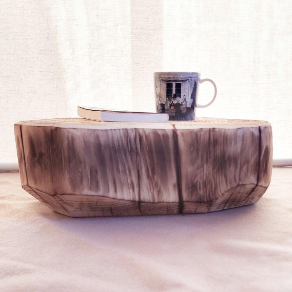 天然アロマ 東濃ひのき テーブル 飾り台 無垢無塗装 オーガニック 炙り