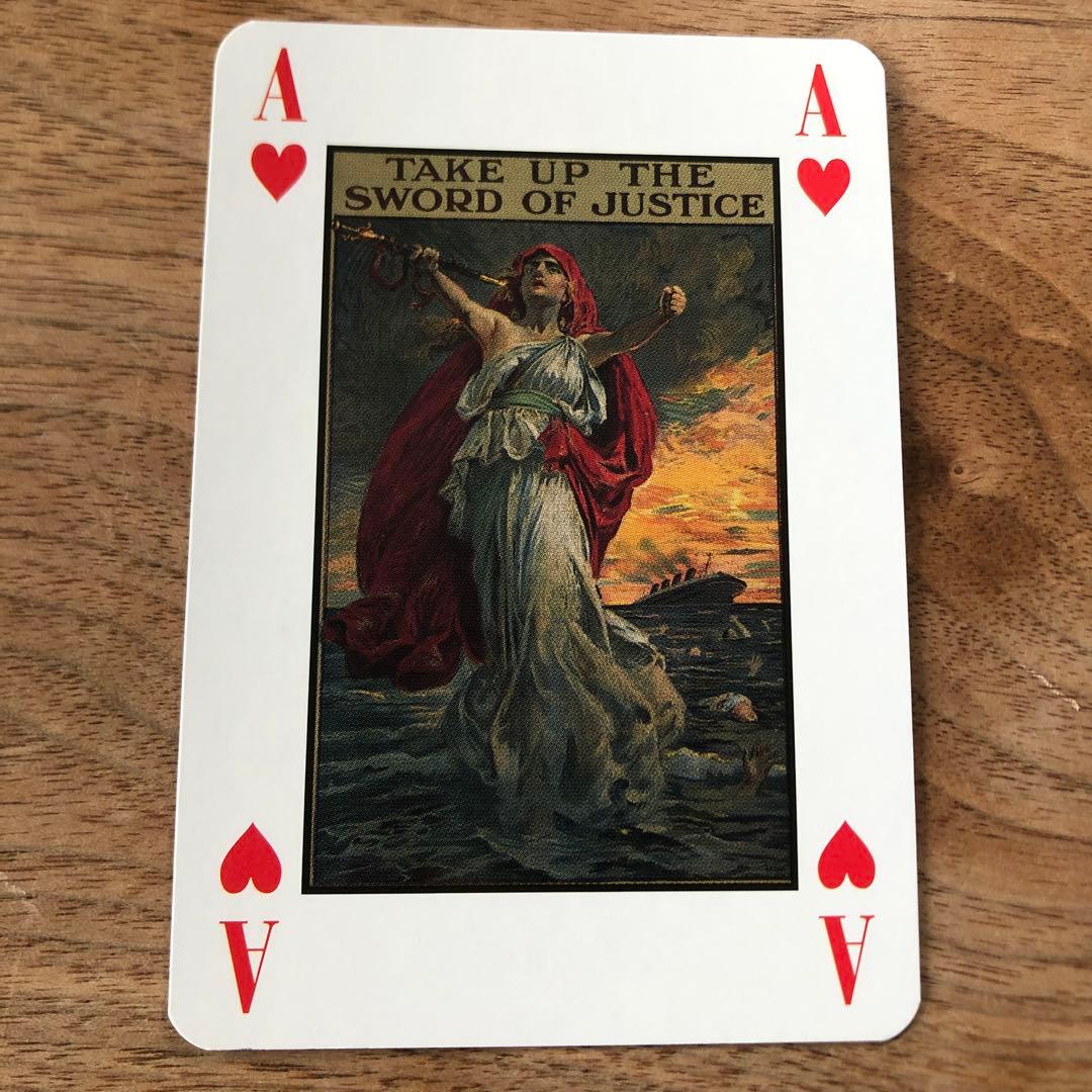 ヴィンテージトランプ アメリカプロパガンダ(第一次世界大戦) 絶版品