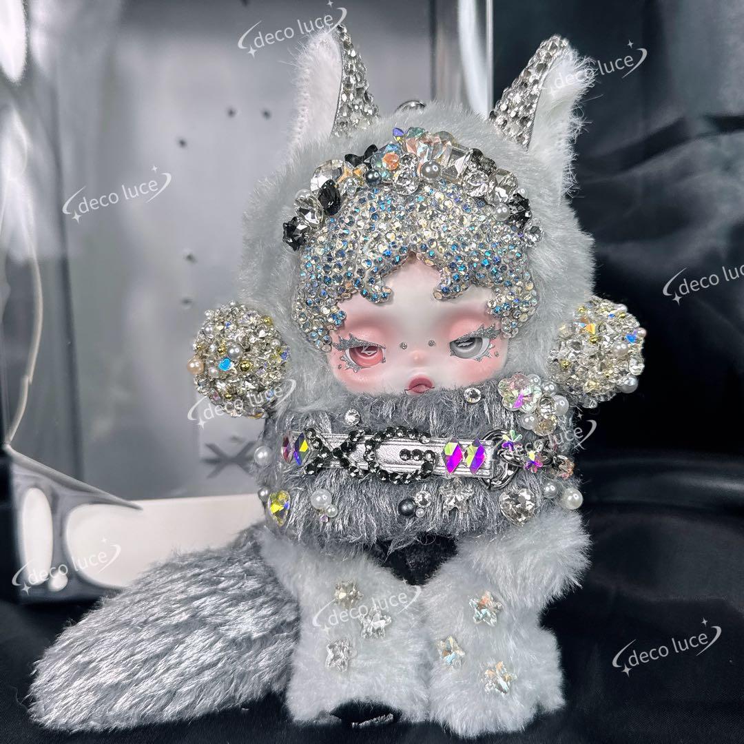 SKULLPANDA XG ぬいぐるみペンダント スカルパンダ スワロフスキー