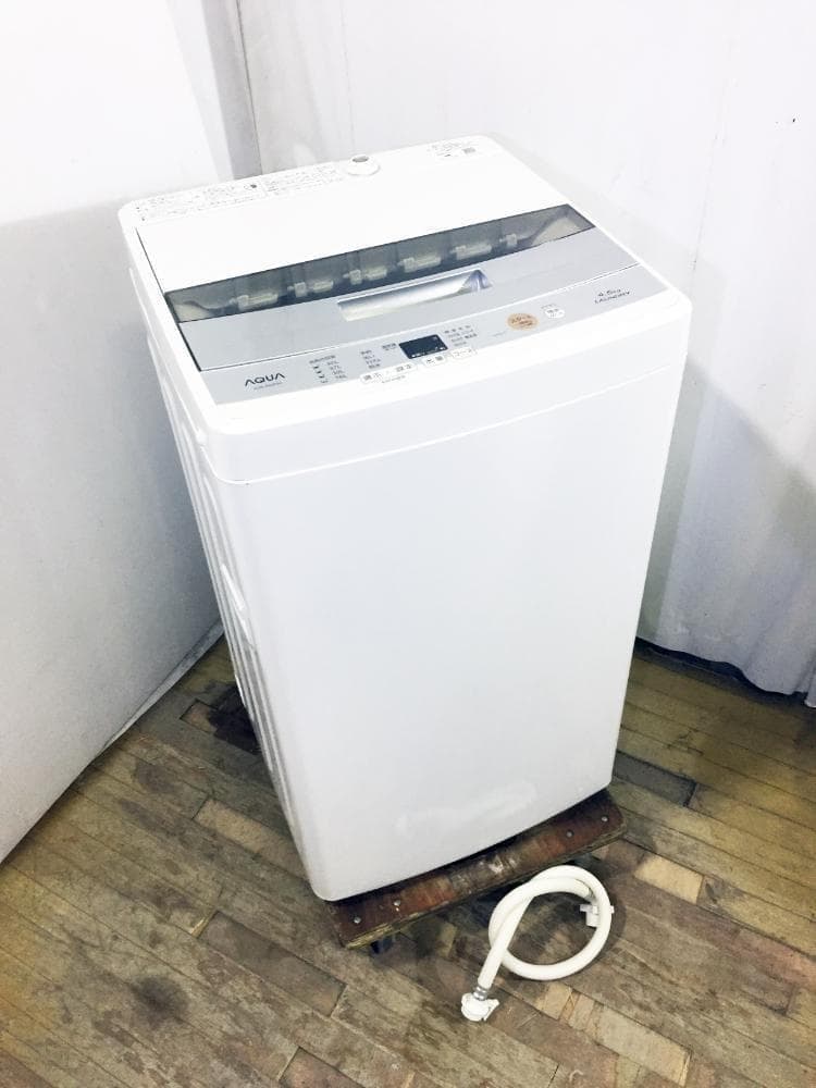 30日迄！★美品★AQUA 4.5kg 洗濯機【AQW-S45E-W】