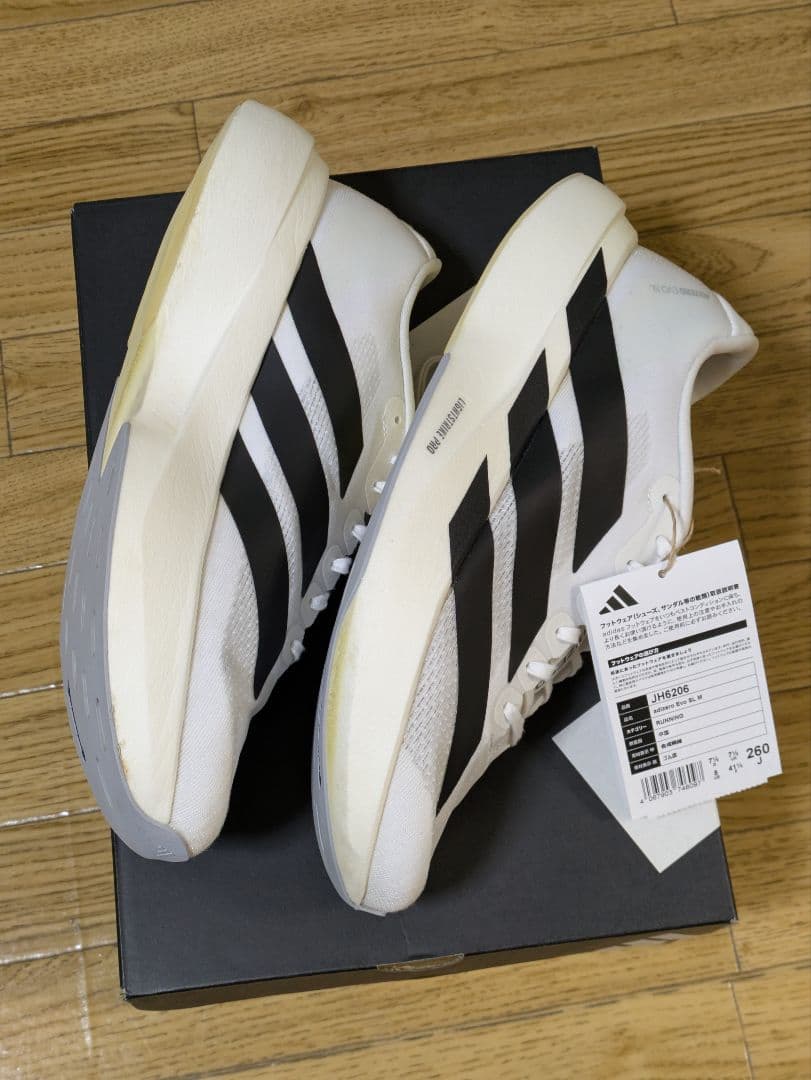 【中古】adidas adizero evo sl 26.0cm