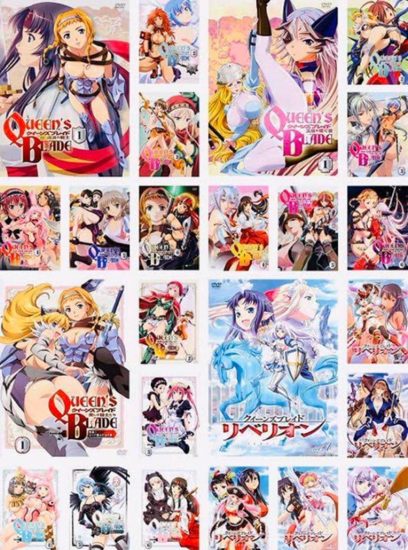 クイーンズブレイド 流浪の戦士+ 玉座を継ぐ者+ 美しき闘士たち+リベリオン