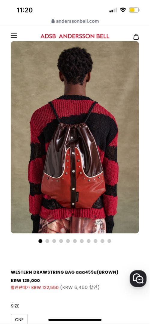 ANDERSSON BELL DRAWSTRING BAG 値下げ可能 ANDERSSON BELL DRAWSTRING BAG 値下げ可能 - メルカリ