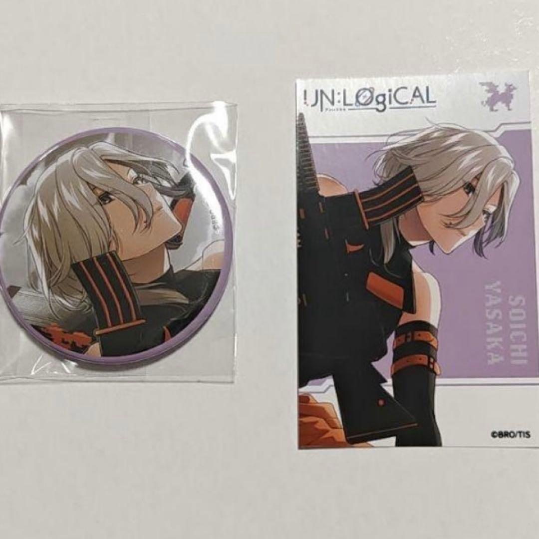 UN：LOGICAL アンロジカル アニメイト 奏壱 ミニフォトカード 缶バッジ