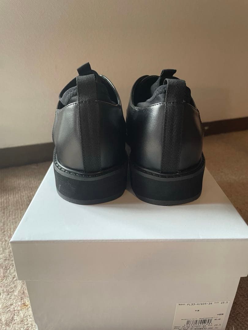 Plantation ダービースリッポン ブラックMサイズ　23.5cm