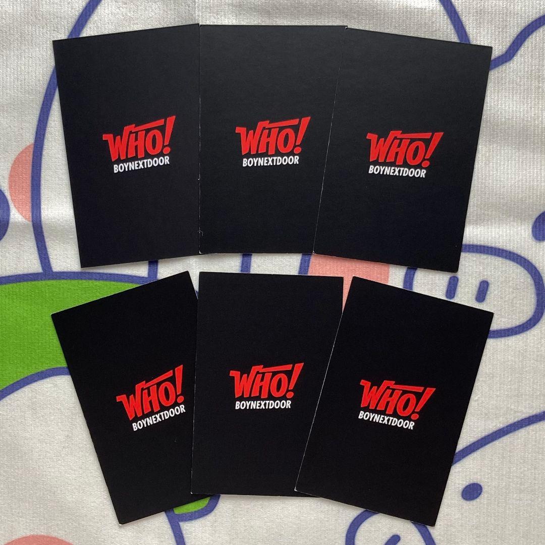 BOYNEXTDOOR ラキドロ WHO！サノク トレカ全員6枚 | 激安通販のイー