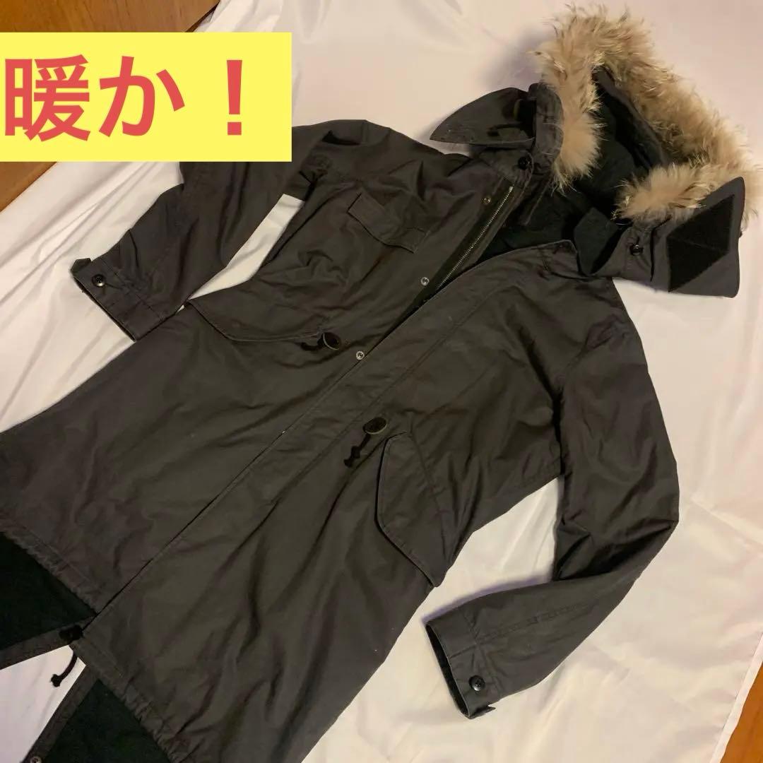 モッズコート取り外しファ付ブラックサイズ44 暖Thinsulateシンサレート 取り外し可能フェイクファー付モッズコート 通販【ニッセン】