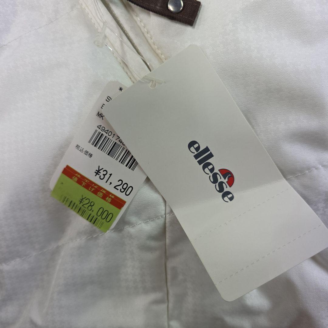 新品】ellesse スキーウェア 女性用 ホワイト エレッセM y54