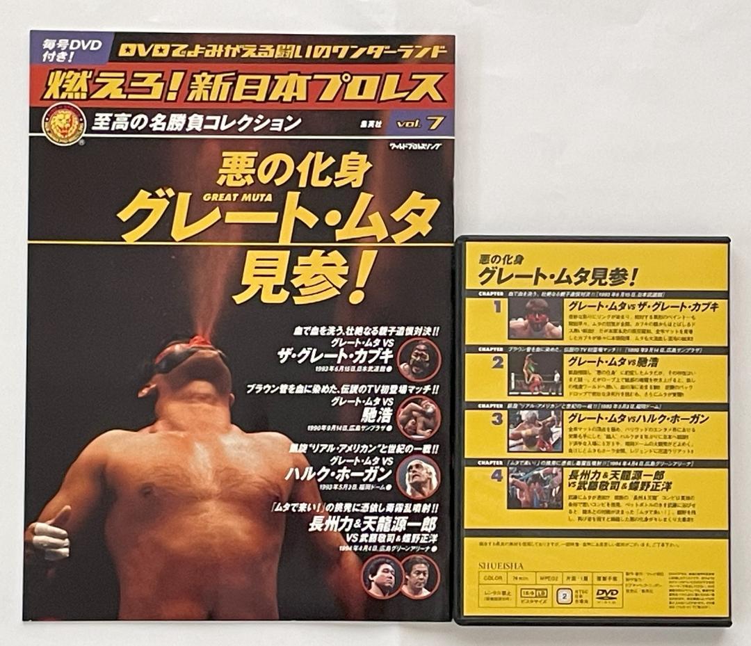 燃えろ！新日本プロレス vol.1～vol.11 DVD (冊子+カード付き)