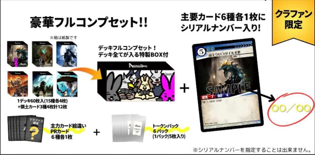 アニマルカードゲーム 世界に1つだけのシリアルナンバー入りPRカード