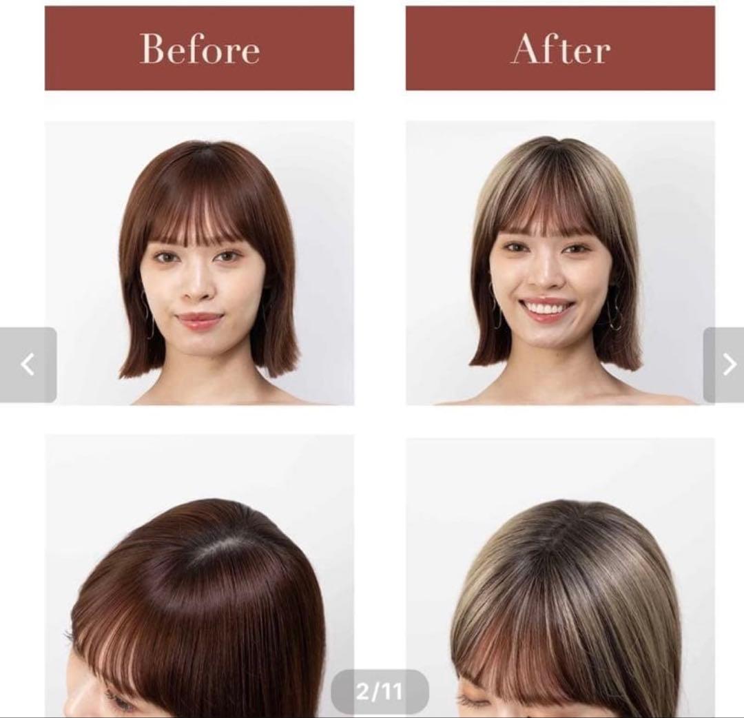 choi トップエクステンション アッシュゴールド 部分ウィッグ - メルカリ