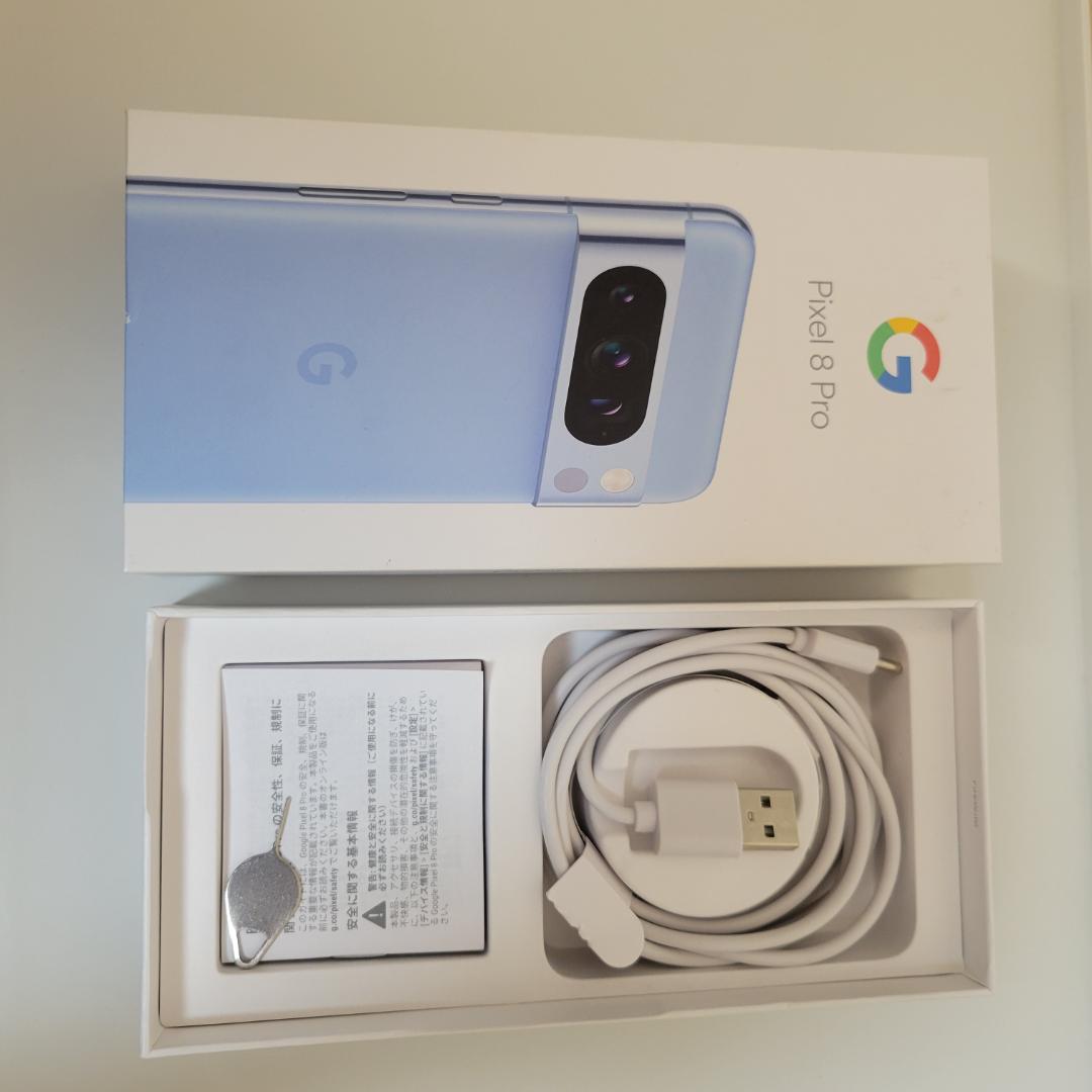 Google Pixel 8 Pro 青色 本体 充電ケーブル付きの通販はau PAY